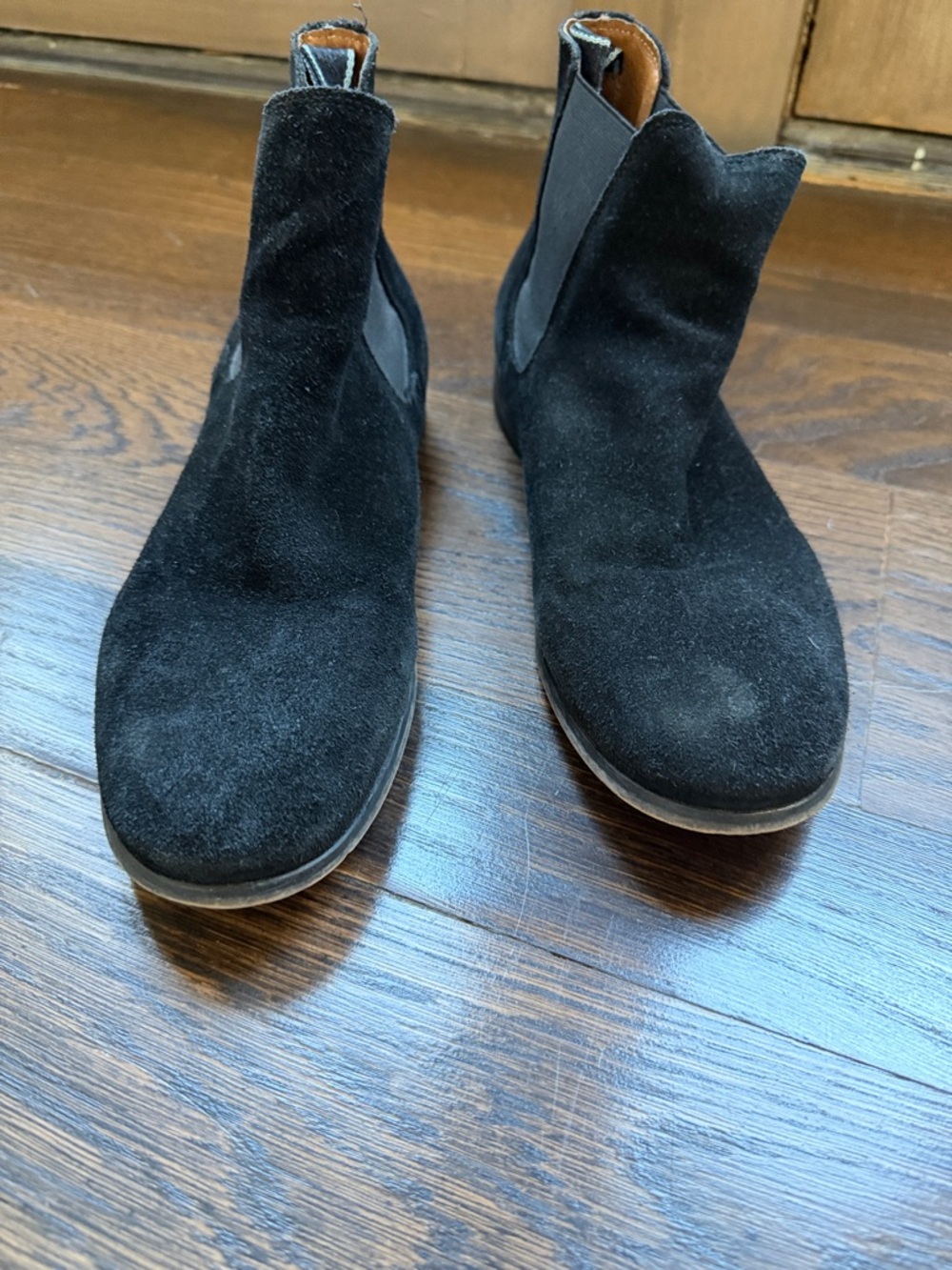 SHOE THE BEAR Men’s Black Suede Chelsea Ankle High Boots Size 42